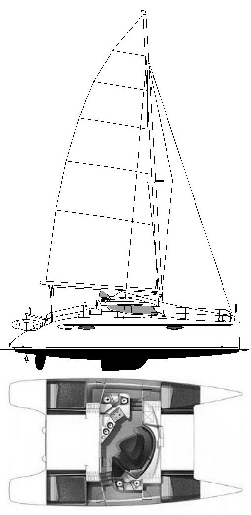 Plano Fountaine Pajot Lavezzi 40